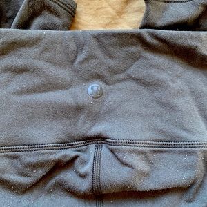 Dark green Lulu calf leggings